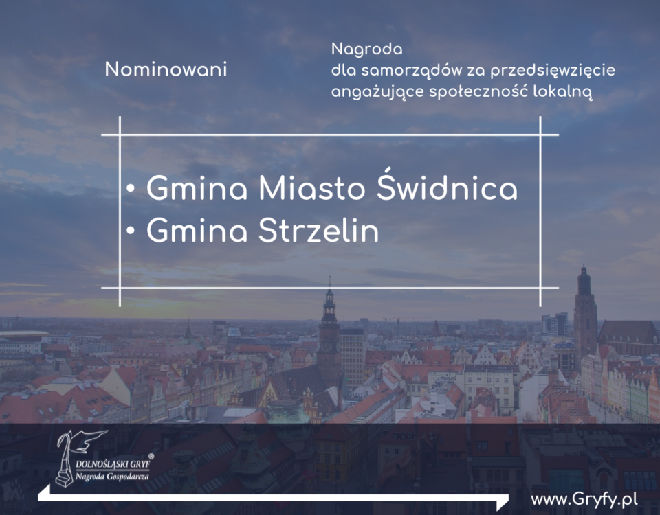 Nominowani Nagroda dla samorządów za przedsięwzięcie angażujące społeczność lokalną